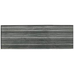 Liberty Charcoal - Glass Wall Tile - 10 x 30 cm
