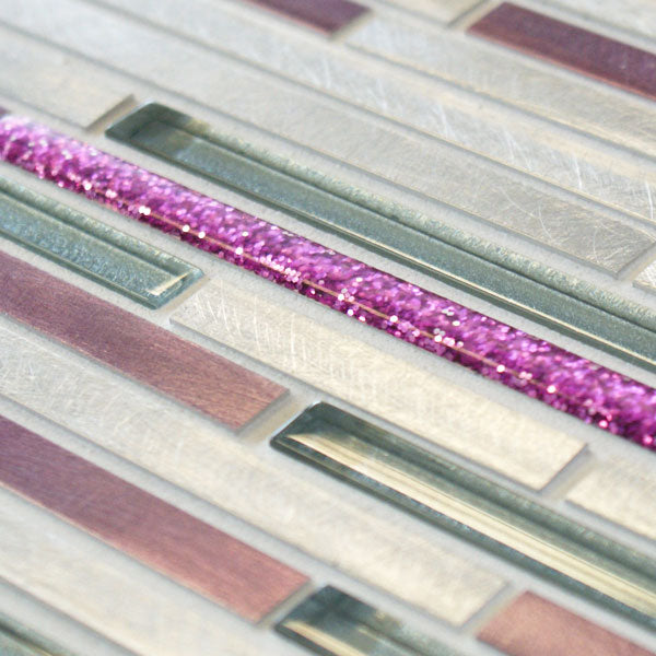 MetalWorks Pink - Wall Tile - 30 x 30 cm
