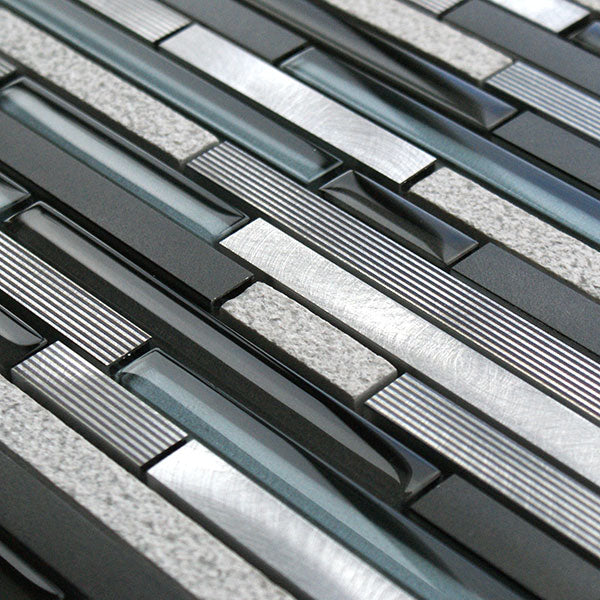 Metalworks Grey Sheet - Wall Tile - 30 x 30 cm
