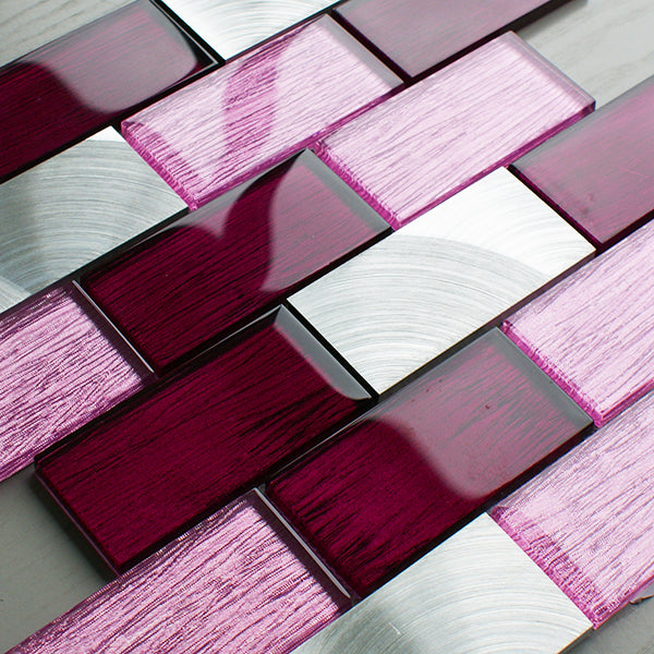 Portland Pink Brick - Wall Tile - 30 x 30 cm