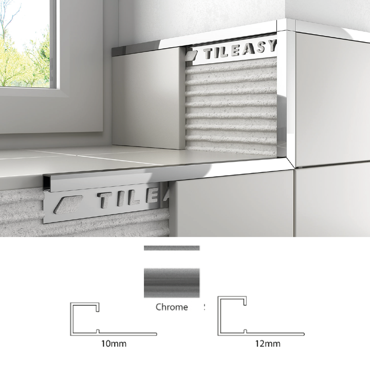 Metal Box Trim - 2.4 M Length - Various Depths