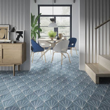 Load image into Gallery viewer, Starburst Sea Blue - Wall &amp; Floor Tile - 23.2 x 26.7cm
